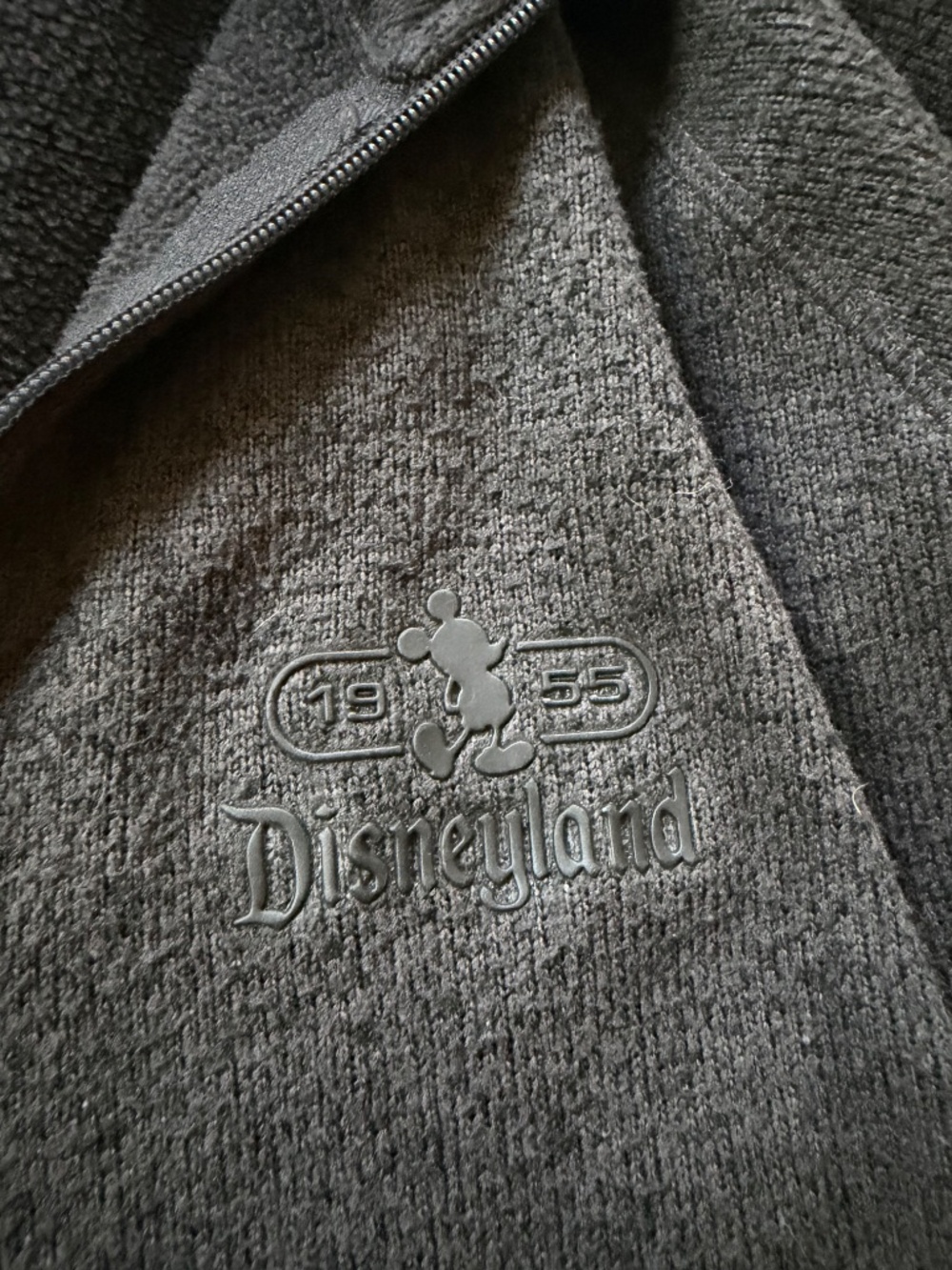 Disney Parks Disneyland polyester half-zip fleece super cute warm women’s pullov - Picture 5 of 6